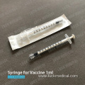 1ml Plastic Syringe without Needle